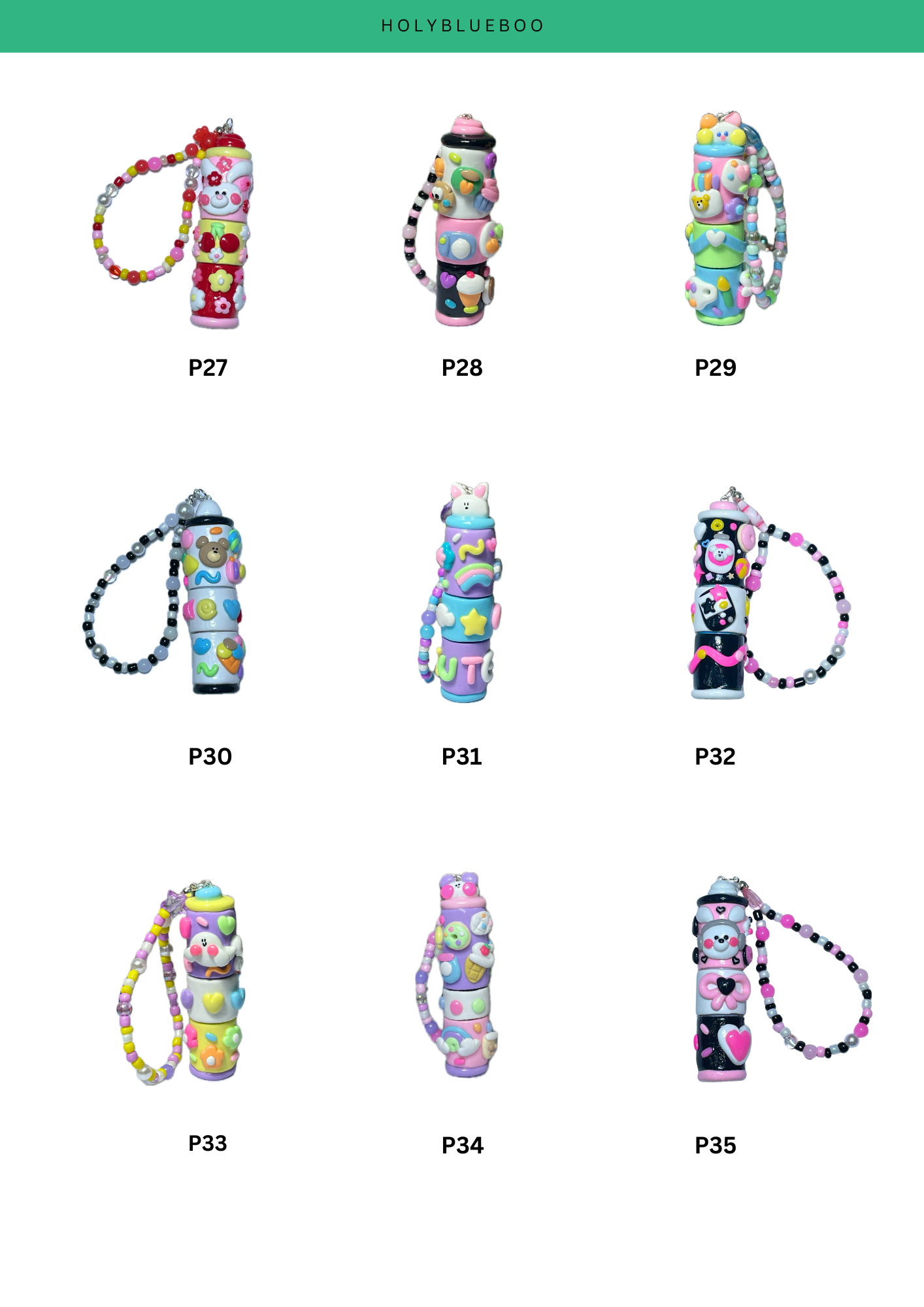 Poysian Case with beads strap